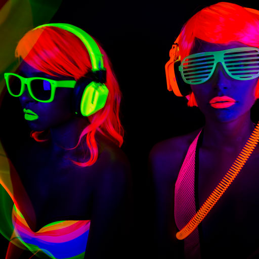Neon music DJ